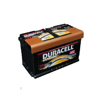 Duracell Extreme DE80 L4 AGM Start-Stop 12 V 80 Ah 800 A Batterie Voiture