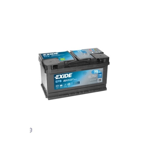 EXIDE EL752 LB4 EFB START STOP 12V 75Ah 730A Batterie voiture 1
