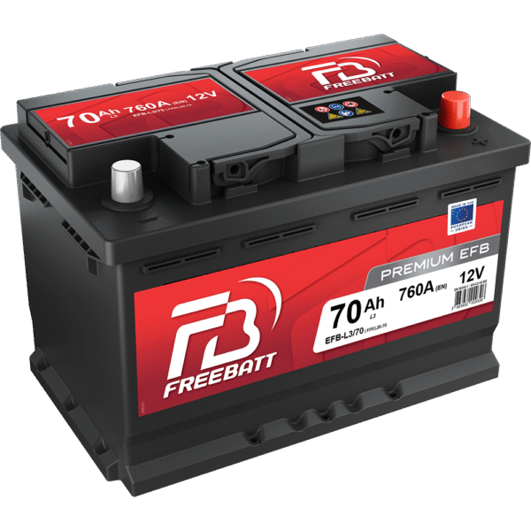 FREEBATT FB L3 EFB START STOP 12V 70Ah 760A BATTERIE VOITURE