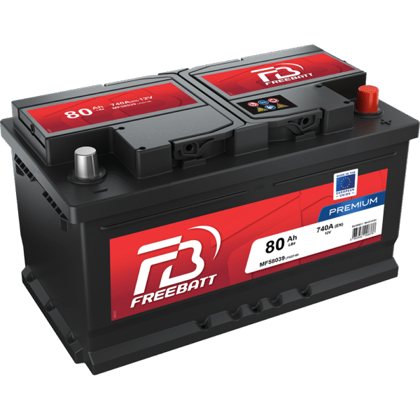 FREEBATT FB LB4 12V 80Ah 740A BATTERIE VOITURE